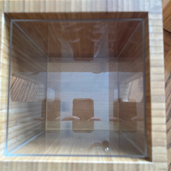 Bamboo Storage Box with Window - Picture 4 of 5